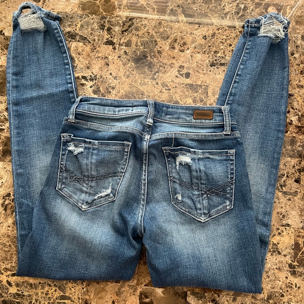 💫BKE Stella Womens Sz 26 Slim Fit Low Rise Ankle Skinny Jeans💫 Buckle